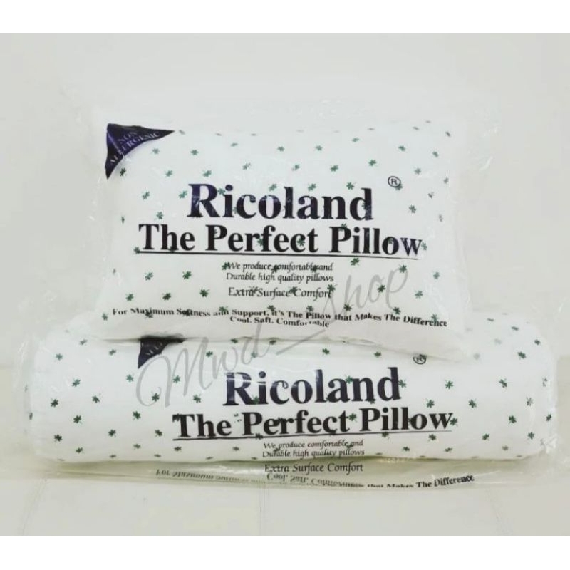 Bantal Guling Ricoland Premium Silicond / Bantal Guling Ricoland Asli / Ricoland Premium