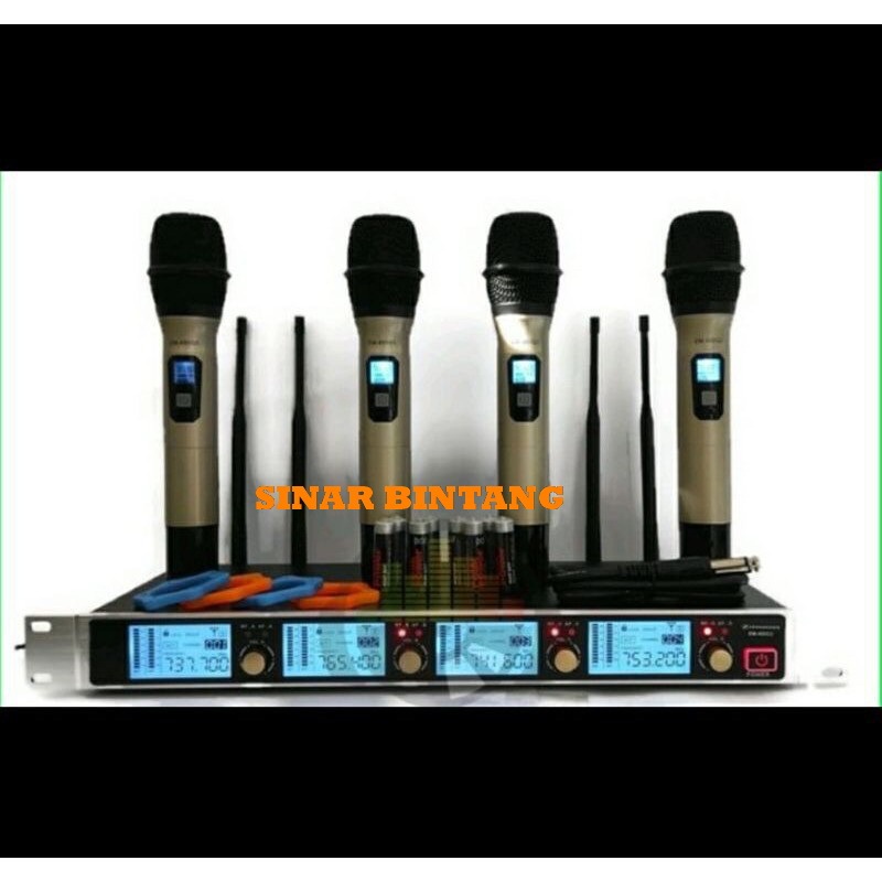 Mic Wireless Sennheiser EM450 G3 EM 450 G3 4 Microphone Handheld