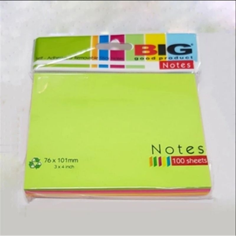 

Post It / Sticky Notes / Pembatas Buku BIG 76 x 101 cm warna warni