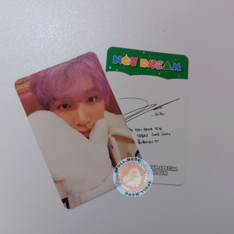 PC (Photocard) Official Haechan Candy Jaemin Haechan Beatbox Mark Sg23