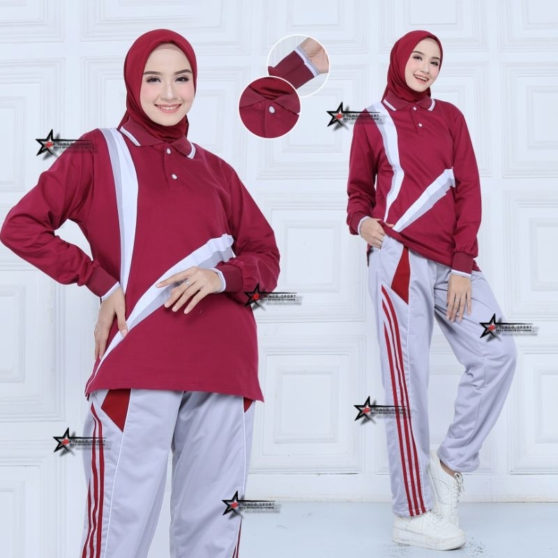 Training Delia Set Olahraga Wanita Setelan Olga Murah One Set Olahraga Lari Dan Gym Perempuan Satela