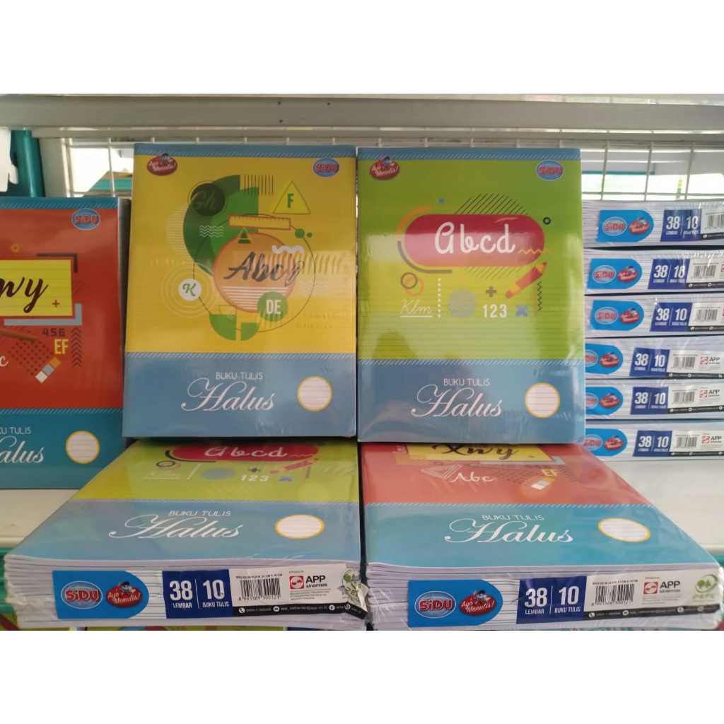 

Buku Tulis Halus SIDU Isi 38 Lembar (PCS / 1 Buku)