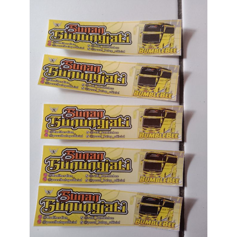 

stiker sunan qunung jati bambelbee