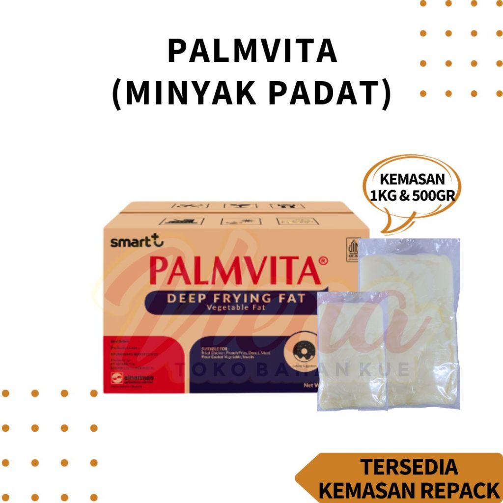 

Palmvita Minyak Padat REPACK 1Kg / Deep Frying Fat / Minyak Donat