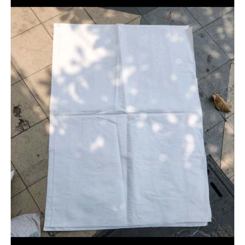 karung baru polos ukuran 90cm ×130cm / karung polos 90×130 dan karung corak hijau ball 90x130/ karun
