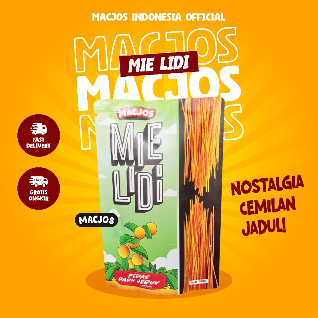 

Macjos Mie Lidi Jajanan Jadul Cemilan Pedas Snack Viral Makanan Ringan Enak Gurih By Macjos Indonesia