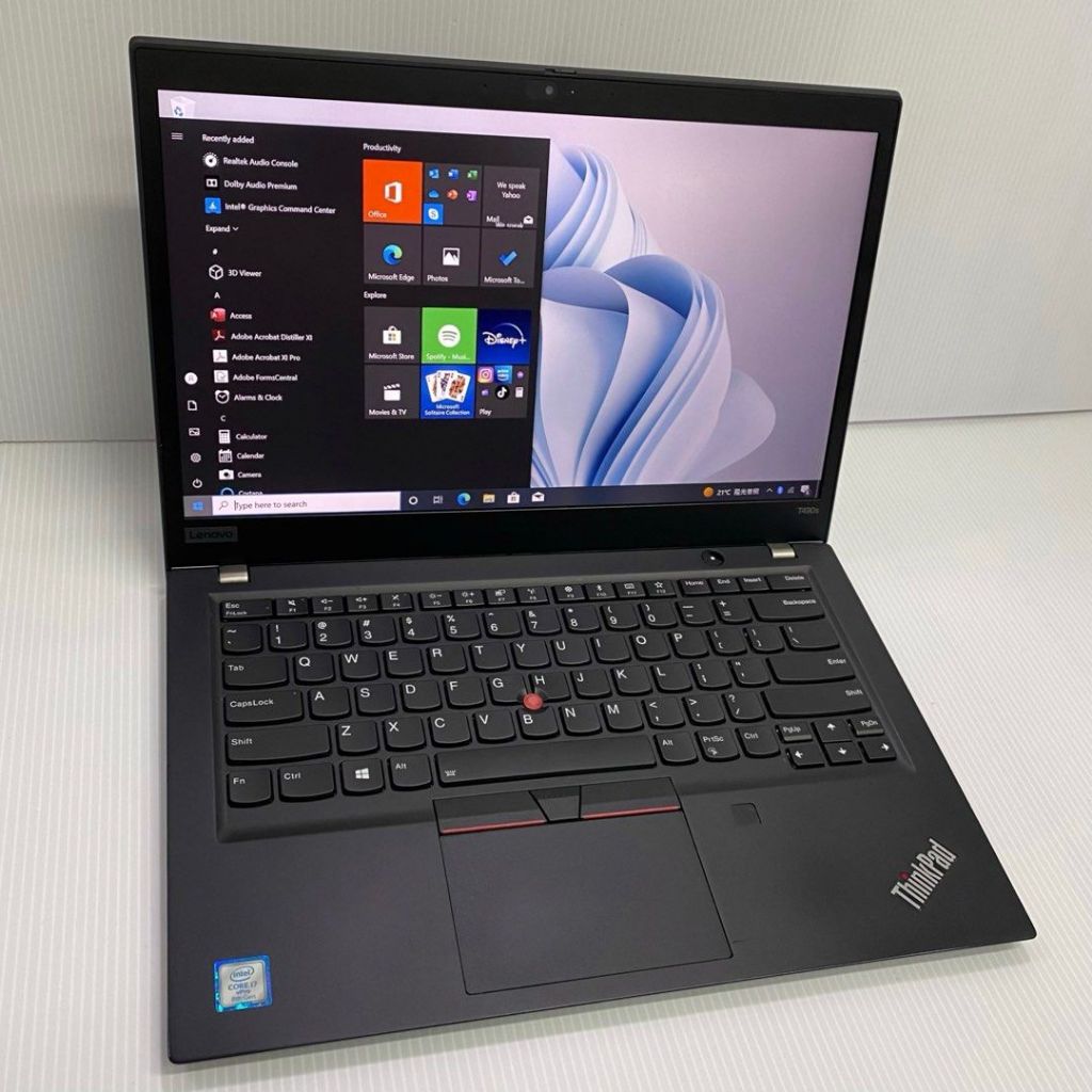 Lenovo thinkpad T490 T490S Intel core i5 i7 gen8 SSD 128/256gb Peningkatan baru laptop Second Murah 