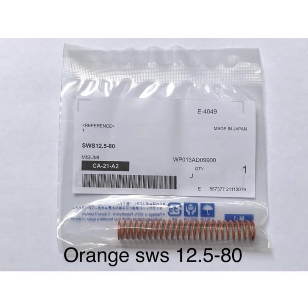 Per Misumi Orange original japan untuk per hammer pcp  Per Mizumi  p gas