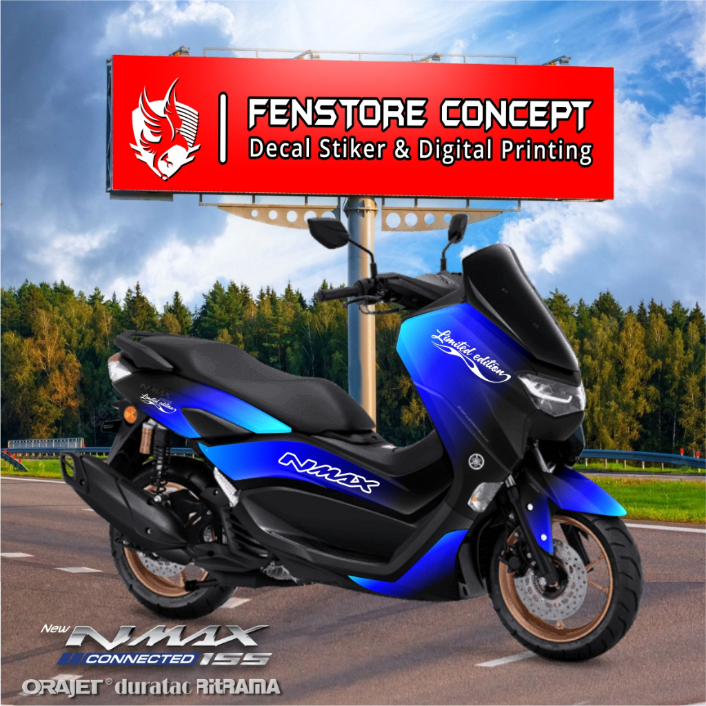 Decal Sticker New Yamaha NMAX Full body - Stiker Skotlet Modifikasi Variasi NMAX