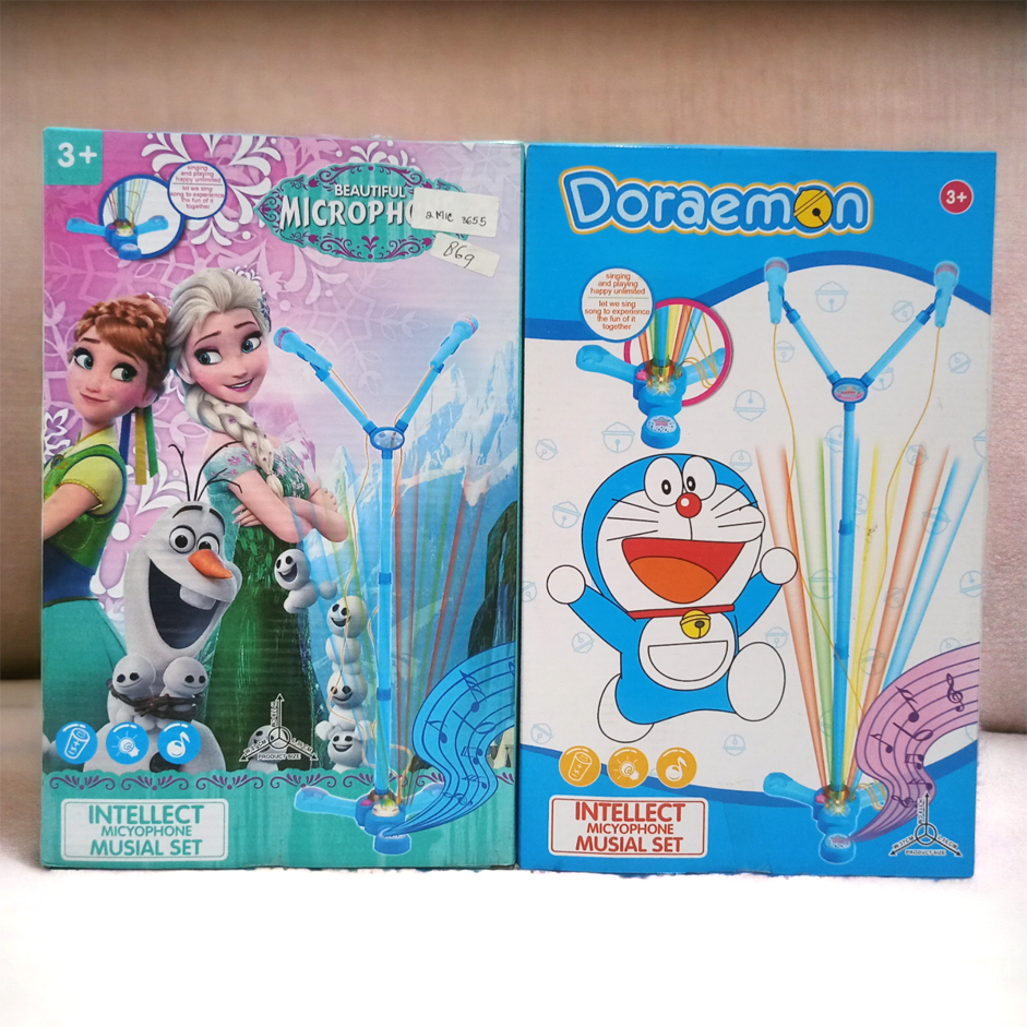 Mainan Anak Microphone Double 2 Mic - Microphone anak - mainan karaoke