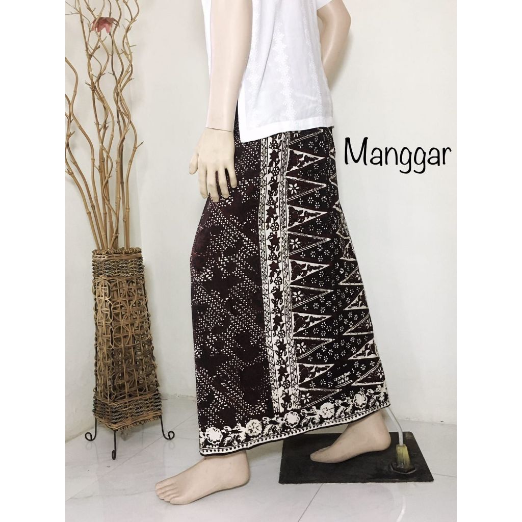 Sarung batik pria dewasa premium jumbo terbaru | Sarung batik pejabat motif MANGGAR | Sarung batik p