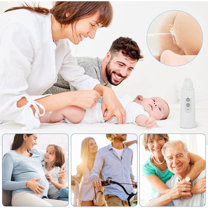 Portable Bidet Sprayer Travel Shower Personal Cleaner Jet  IPX7 Waterproof Washer Hygiene Bottle Spray Washing Untuk Ibu Hamil Bayi