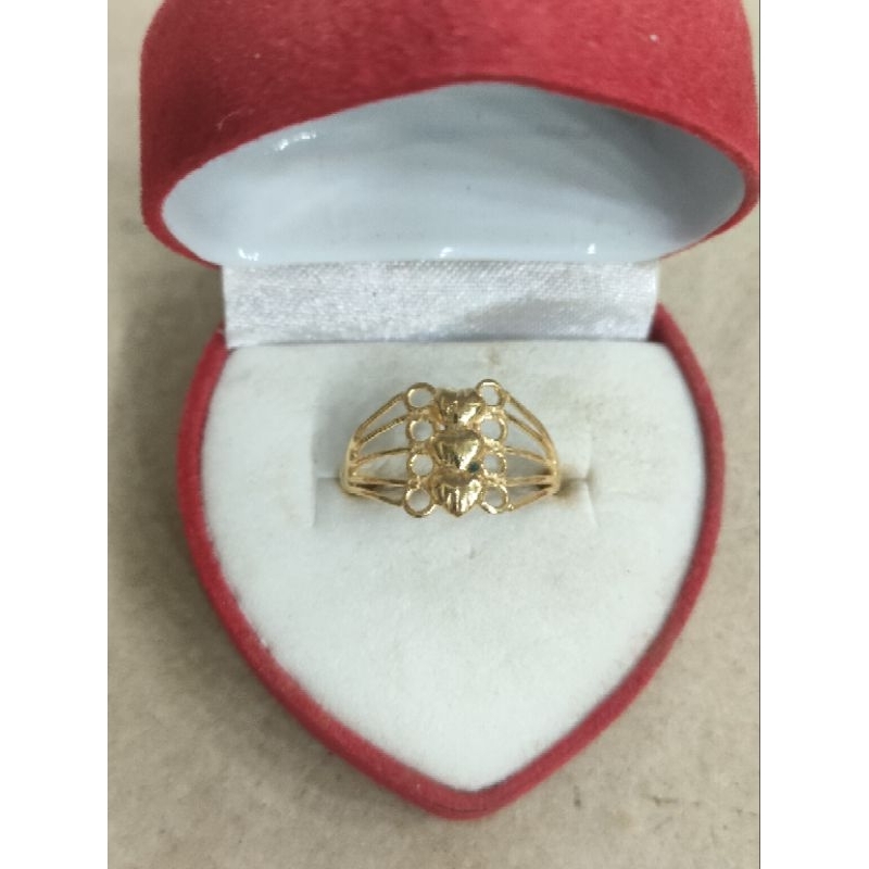 cincin kereta love 1 gram emas muda