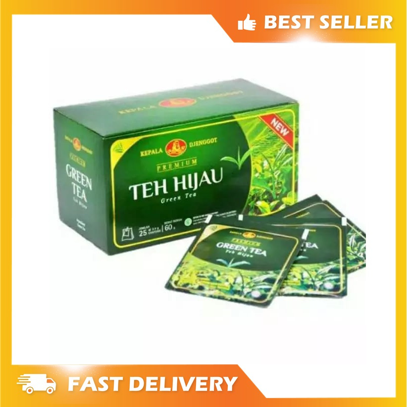 

Teh Hijau premium cap kepala Djenggot celup isi 25 pcs teh diet-TEH HIJAU CELUP