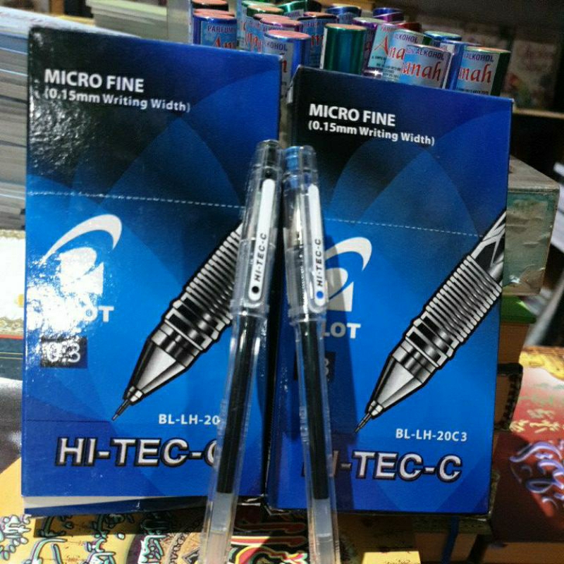 

pena hitex 0'3mm warna hitam dan biru