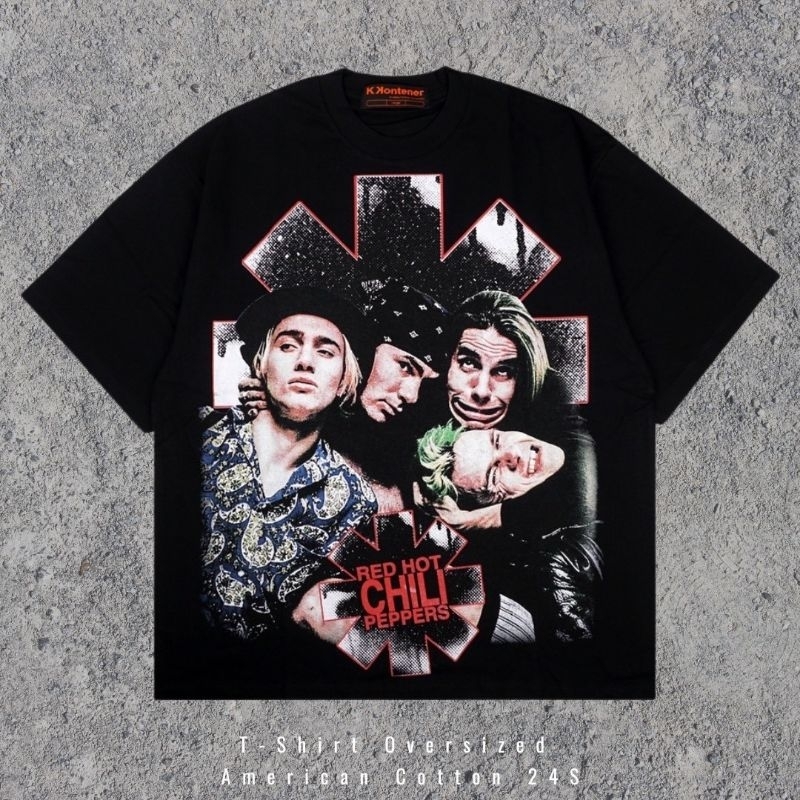 T-Shirt RHCP - Oversized Black Solid