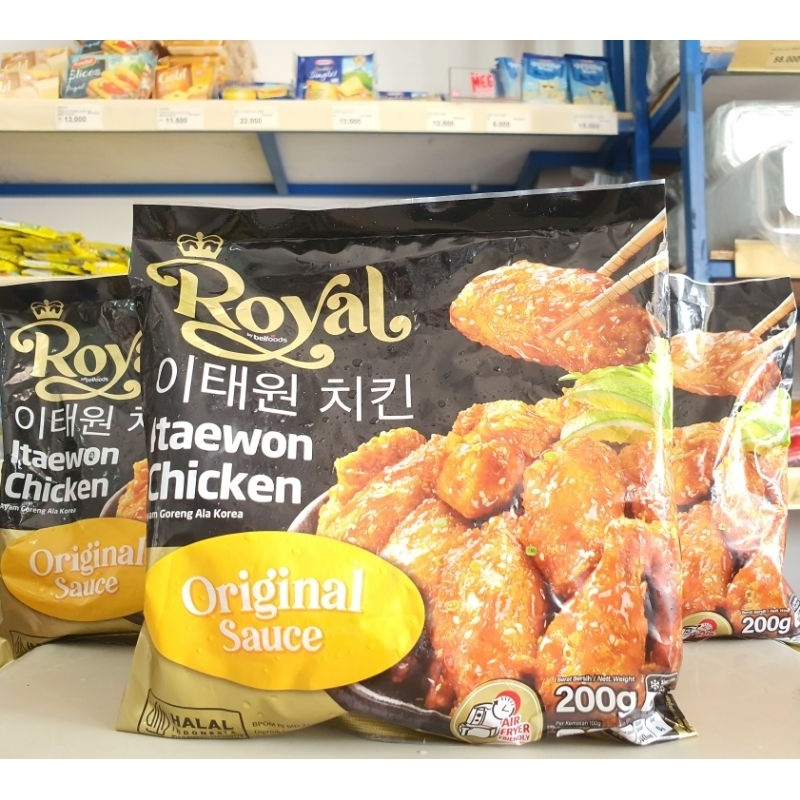 

Belfood Royal Itaewon Chicken 200Gr / Ayam Itaewon Belfood 200Gr