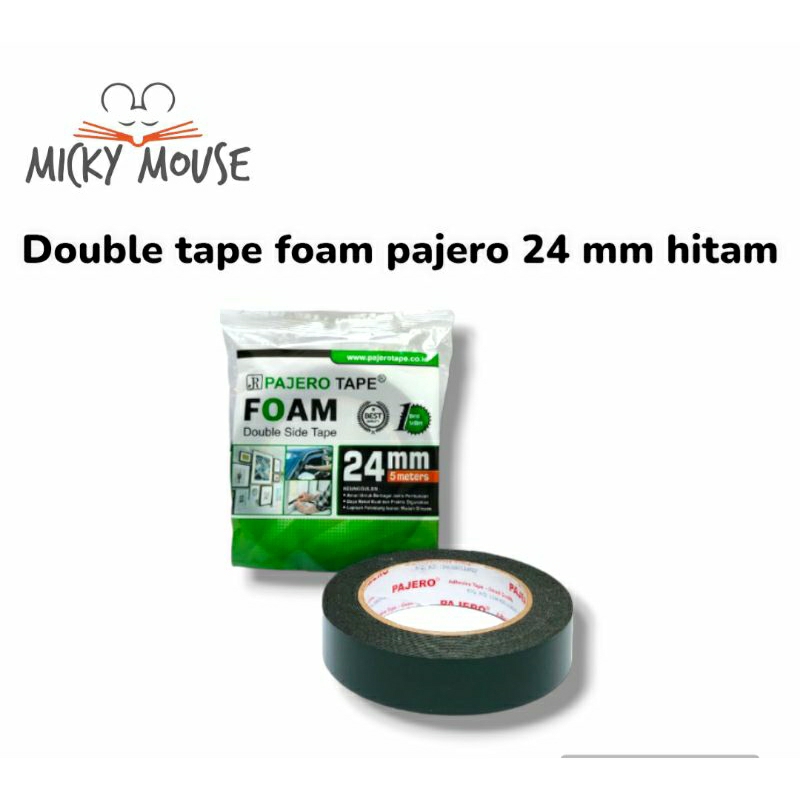 

1pcs double tape foam pajero 24MM / doubletape spon / isolasi bolak balik / isolasi 2 sisi