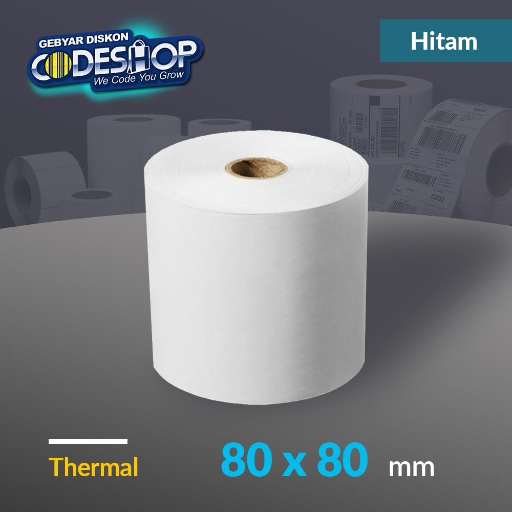 

(5 Roll) Codeshop ECO Kertas Thermal 80 x 80 mm Receipt Struk Printer Kasir 80mm