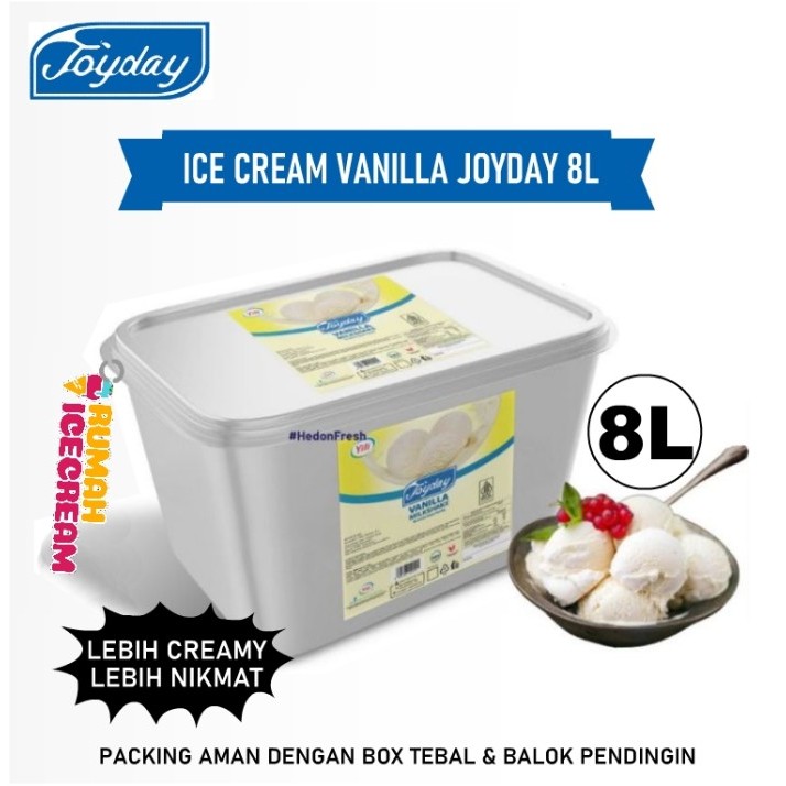 

Es Krim Joyday Vanila 8L