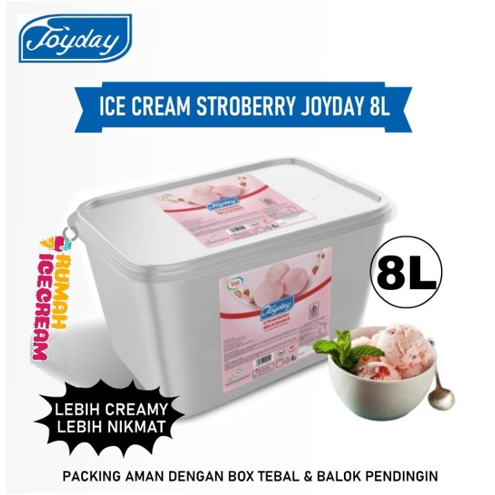 

Es Krim Joyday Strawberry 8L