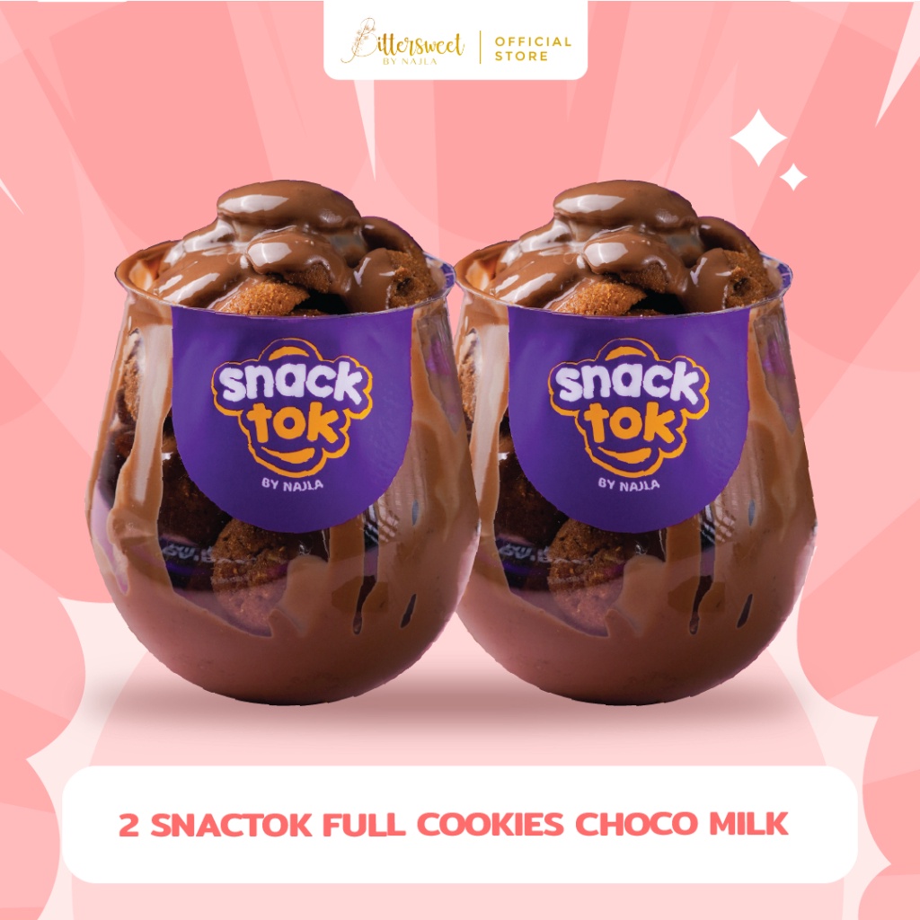 

1212 FLASH SALE Bittersweet by Najla Bundle 2 Snacktok Full Cookies Choco Milk