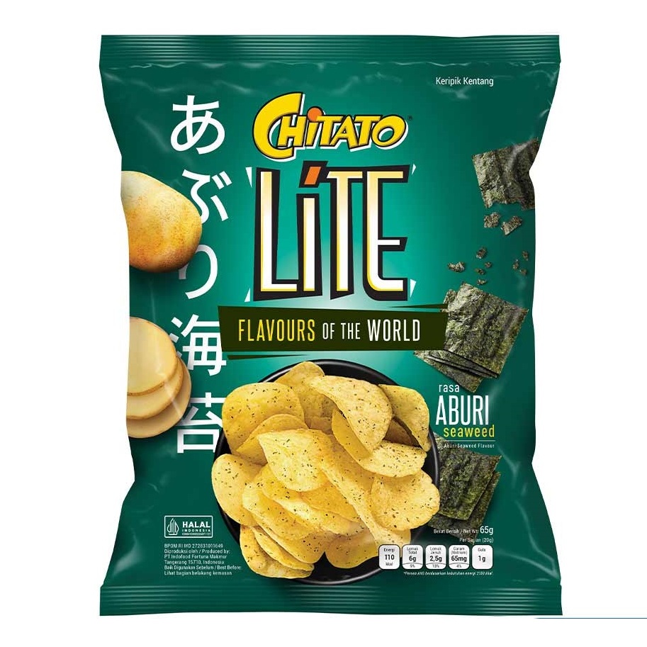 

CHITATO LITE ABURI SEAWEED 65GR