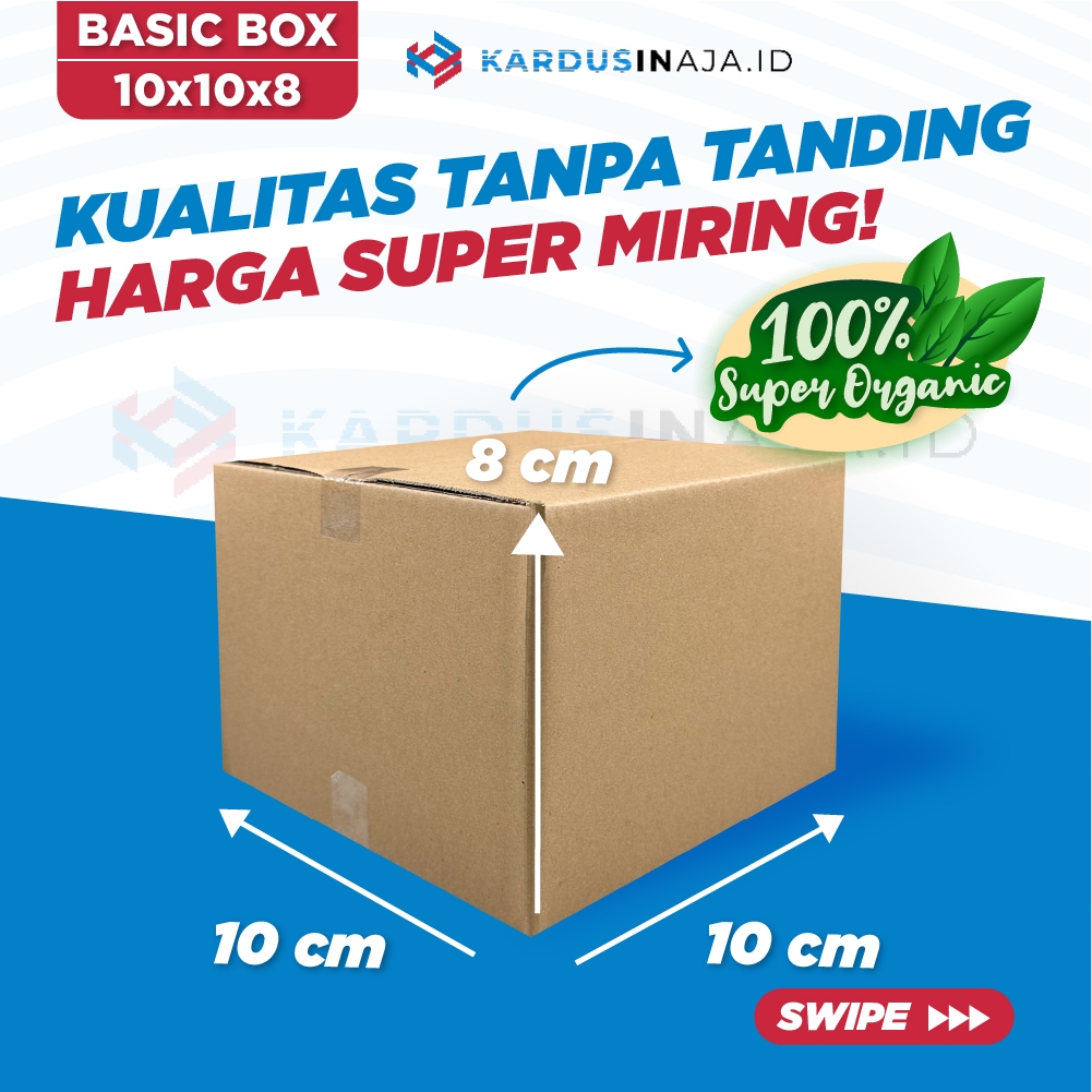 

[10X10X8 CM] KARDUS PACKING / KARDUS POLOS / BOX PACKING / BOX POLOS