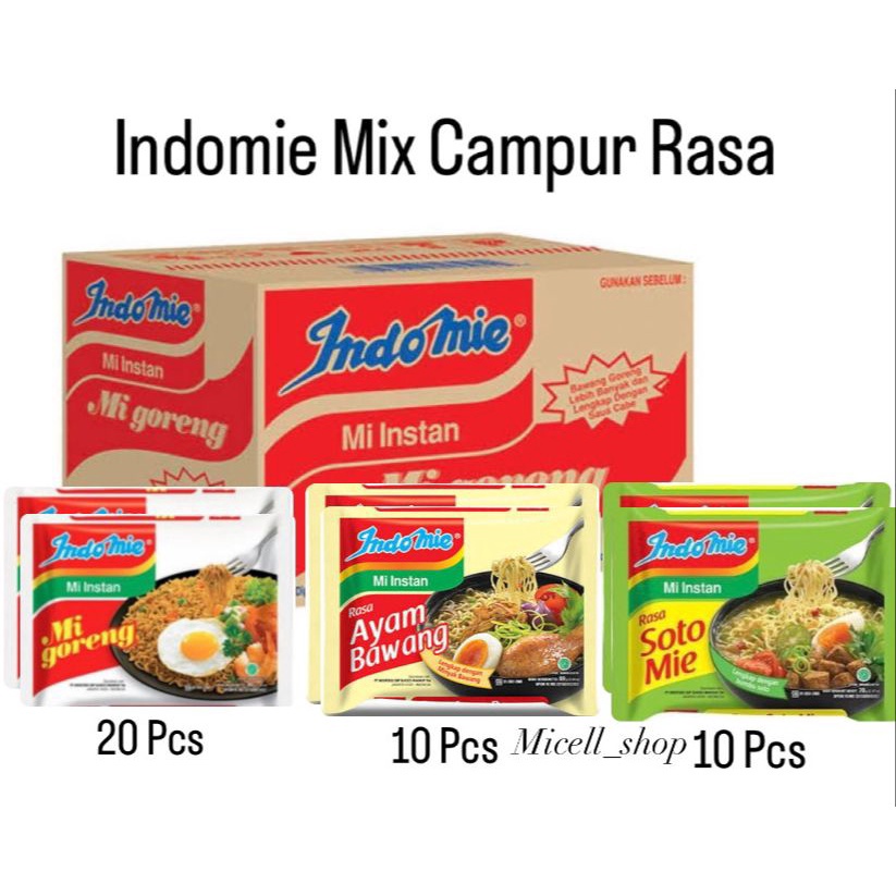 

Mall PAKET INDOMIE MIX CAMPUR RASA INDOMIE GORENG SOTO DAN AYAM BAWA
