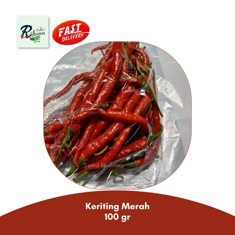 

Cabe Keriting Merah Hijau 100 gr