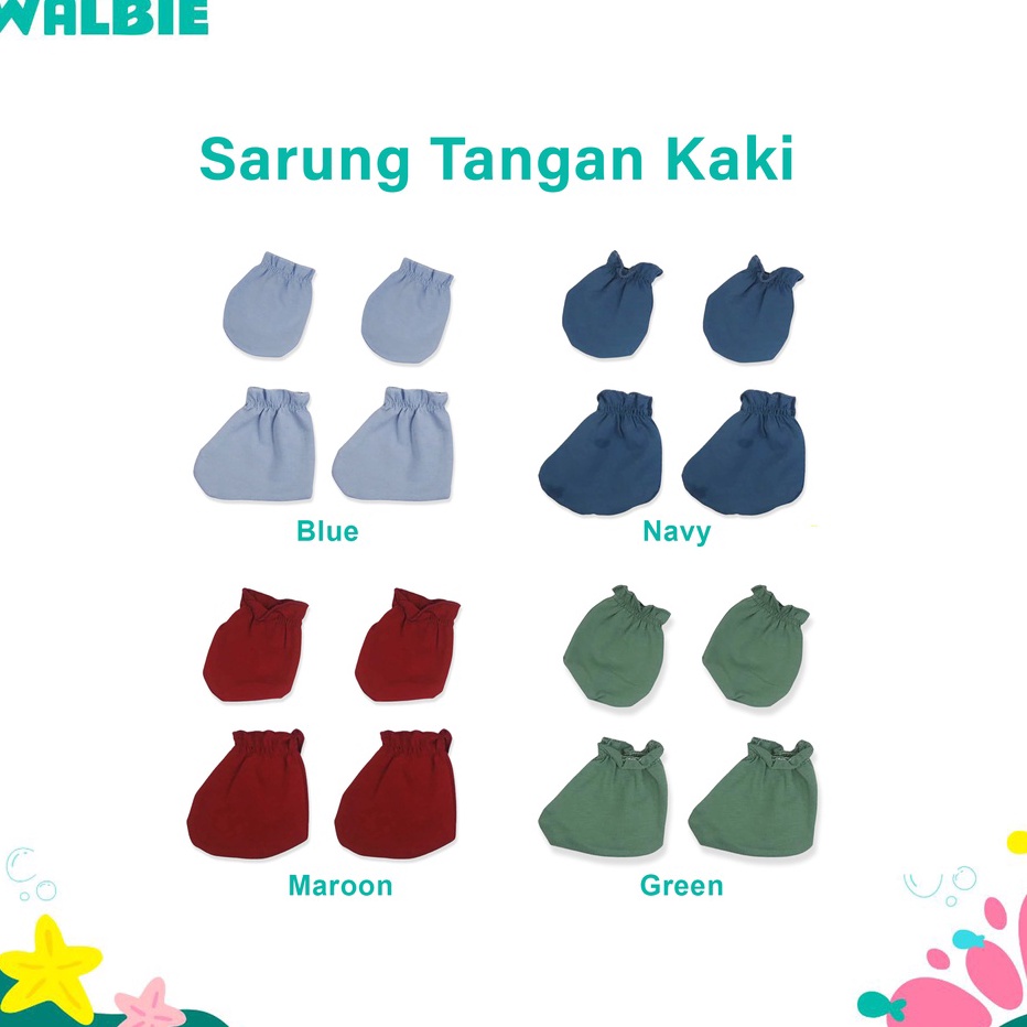 Terkini Walbie Set Sarung Tangan Kaki Bayi Sarung Tangan  Kaos Kaki Bayi Mitten And Booties New Born