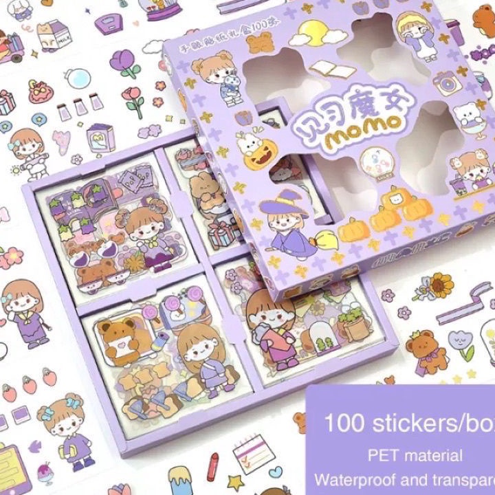 

Terbaru Sticker Waterproof Sticker Momo Dapat Box Isi 1 Lembar