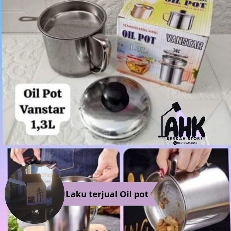 SARINGAN MINYAK || OIL POT 1,3 liter