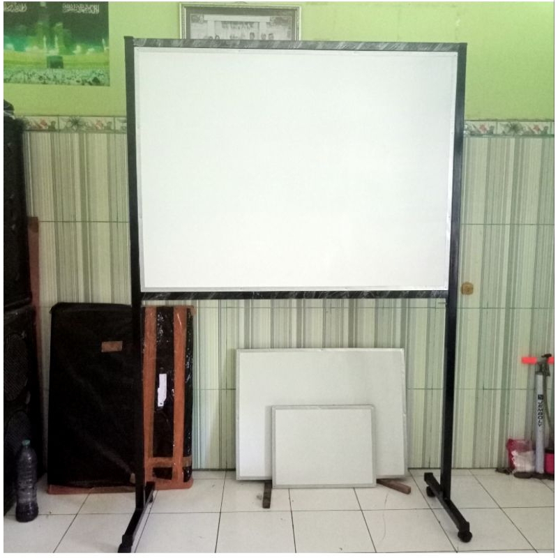 

Papan Tulis Whiteboard Full Standing Besi 90x120 cm