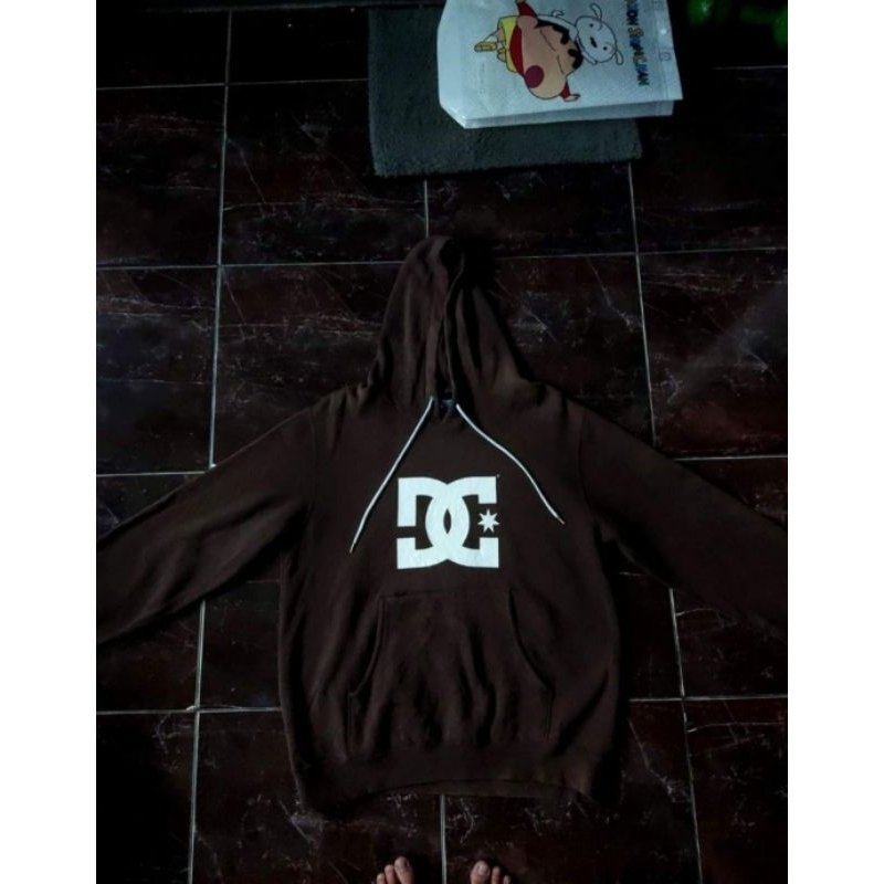 hoodie dc shoes brown