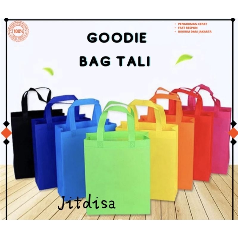 

1 pcs Tas Belanja Spunbond Handle Jinjing Tas Souvenir Hajatan Hampers Kantong