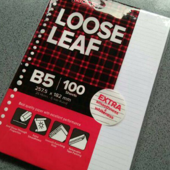 

Best Terlaris Isi Binder Putih Bergaris B5 26ring