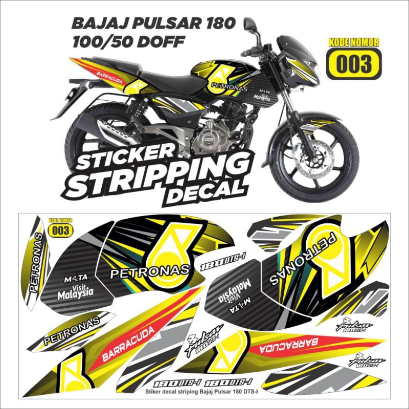 STIKER STRIPING BAJAJ PULSAR 180