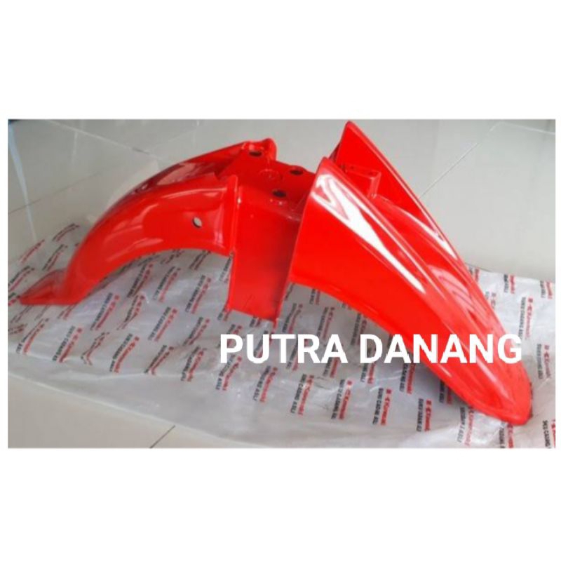Slebor Spakbor Depan Kawasaki Kaze R Merah
