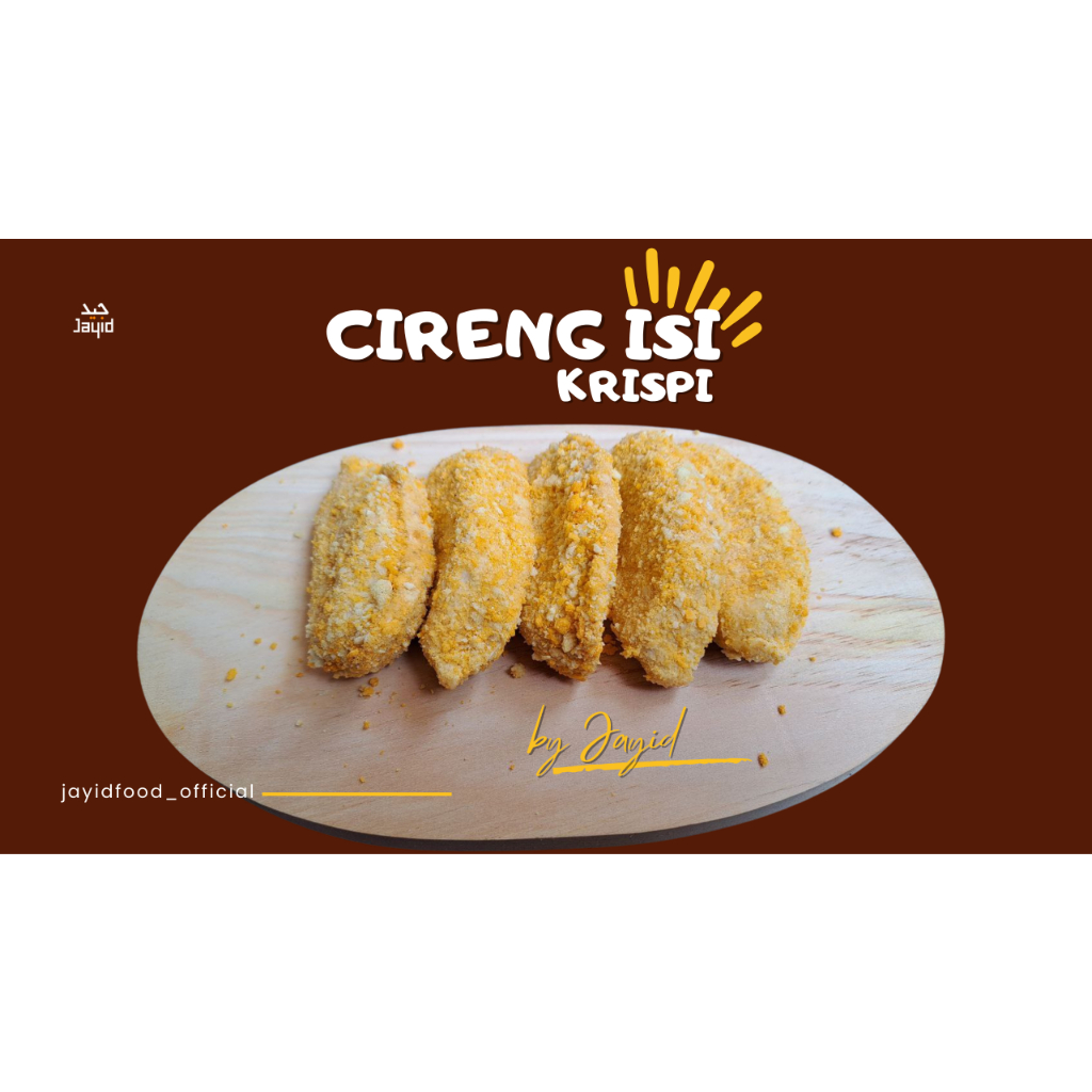 

Cireng Krispi Isi (Ayam, Keju, Ati) by Jayid - Isi 5 pcs - Kualitas Premium