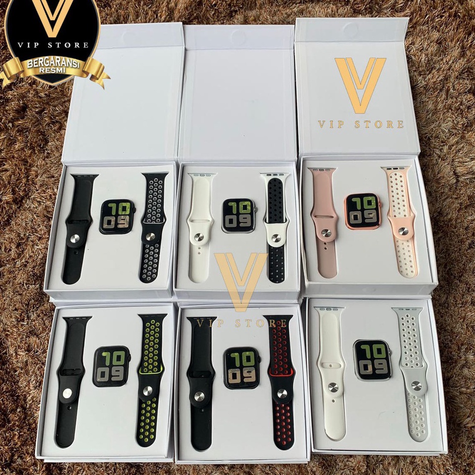 Jq GARANSISmart Watch T5 T55 ORIGINAL Double Strap Jam Pintar bisa telfon  Pria dan wanita Bestselle