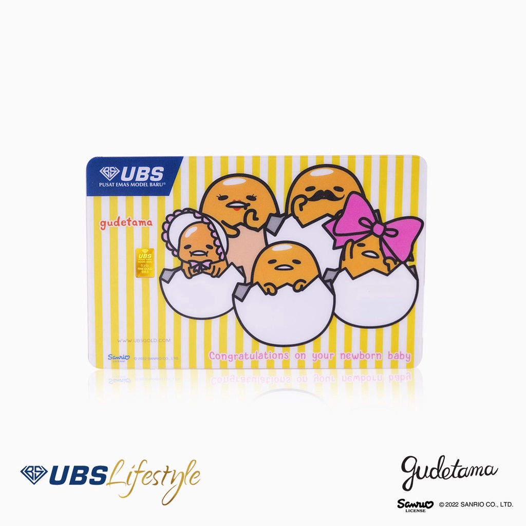 HARGA GROSIR UBS Logam Mulia Sanrio Gudetama Newborn 1 Gr