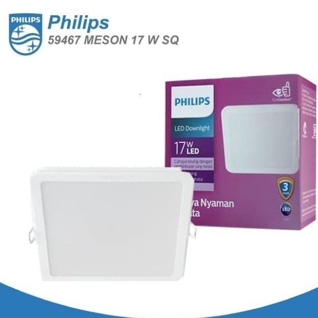 PHILIPS Led Downlight MESON Tanam IB 17w Kotak Putih