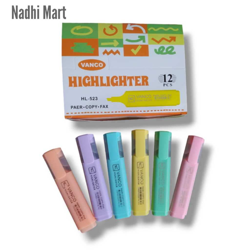 

HIGLIGHTER VANCO HL-523 PASTEL / HIGLIGHTER PASTEL