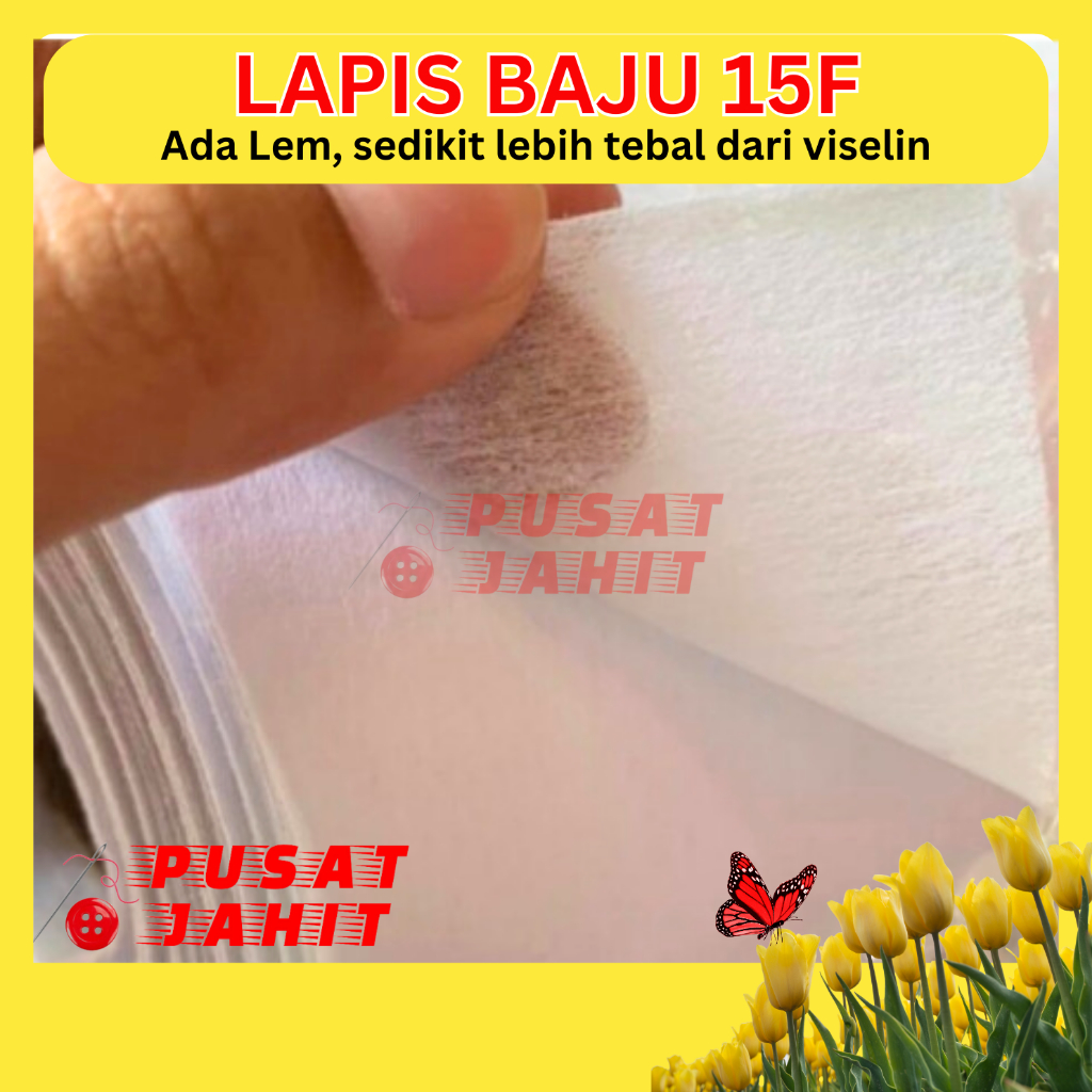 KAIN KERAS LEM 15F / KAIN KAPAS / LAPIS TIPIS