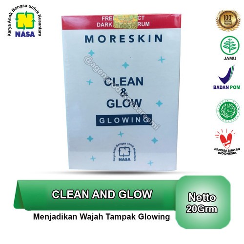 Moreskin Clean And Glow Moreskin Cream Glowing Moreskin Soft And White New Free Serum