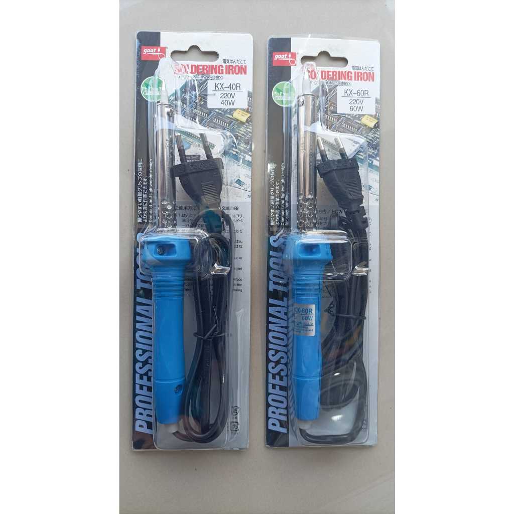 Solder soldering iron Goot goot japan kualitas grade A plus ujung solder mata solder tembaga crystal