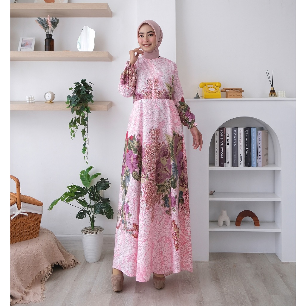 ABA agen baju official  GAMIS JAMILLAH ( DAPAT BAJU AJA ) - homey dress - gamis - gamis wanita - gamis katun apel - gamis muslim - dress - dress wanita - dress menyusui - gamis menyusui - gamis syari-6