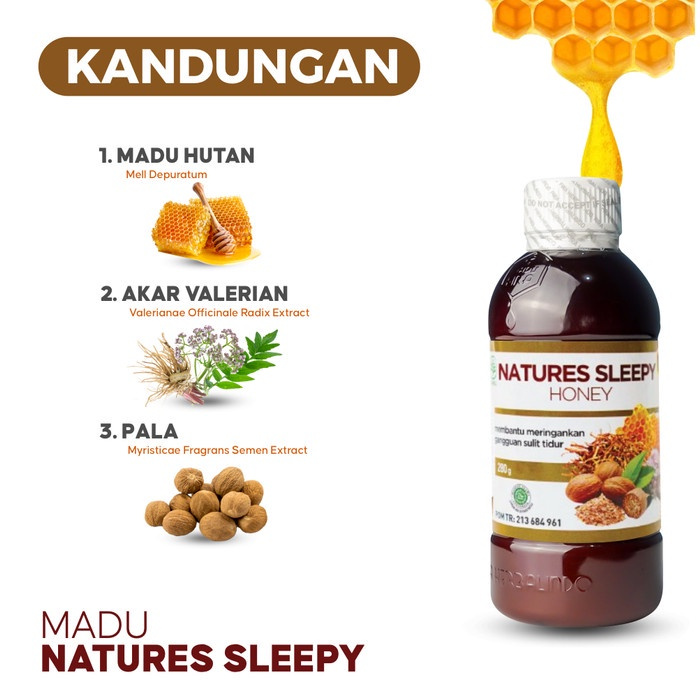 

NATURES SLEEPY HONEY / MADU FIRA (280GR)