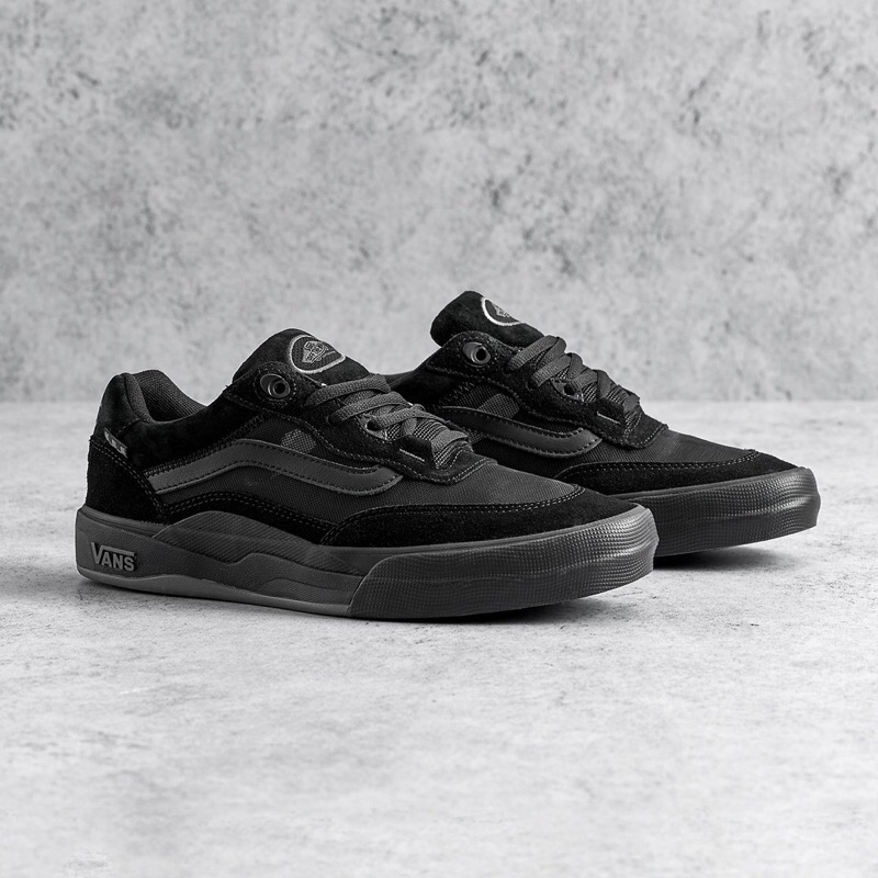 Sepatu Vans Wayvee Pro Skate Black Black 100% ORIGINAL RESMI